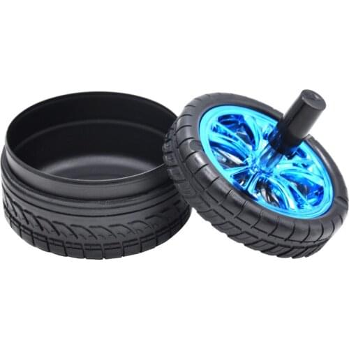 Smoke accesoires car ashtray tire shape plastic ashtray tire ashtray storage box