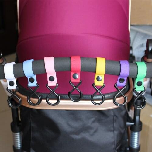 5PCS/LOTSBaby stroller hook baby stroller accessories maternal and child gift giveaway baby stroller 2 word buckle Velcro hook