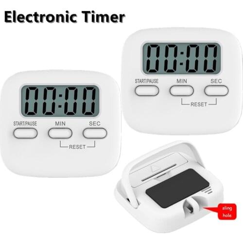 Kitchen Timer Electronic LCD Digital Screen Cooking Count Up Countdown Clock Magnet Alarm Sleep Stopwatch Clocks Gadgets