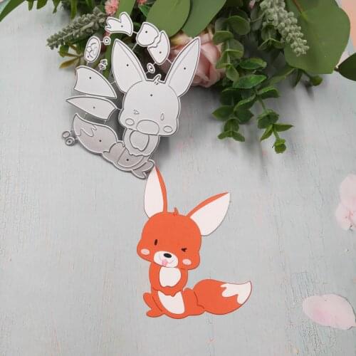 Cute Little Fox Metal Cutting Dies 2020 new DIY scrapbook paper card decoration process embossing mould