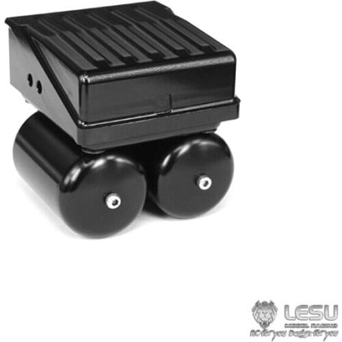 LESU Metal Battery Box Air Tank for 1/14 Tamiya Scania RC Tractor Truck DIY Dumper Model Car R470 R620 R730