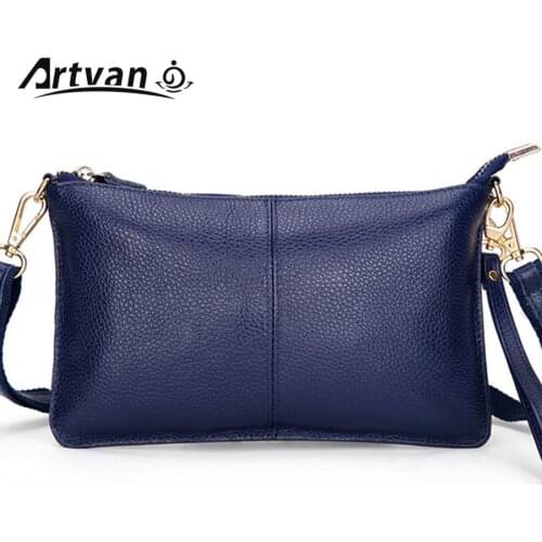 Fashion Crossbody Bag For Women Genuine Leather Mini Clutch Evening Bag real leather solid Women Purse Casual lady handbag LH30