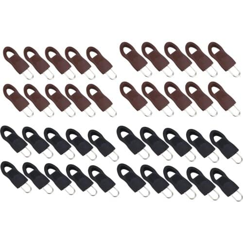 Set of 10 Detachable Zip Fixer Zipper Tags Repair Pull Tab for Suitcase, Backpack, DIY Craft,Easy to Replace