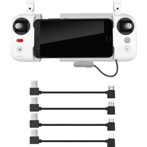 Drone Remote Controller for IOS Micro USB Type-C Port Connector Adapter Cord for FIMI X8 SE 2020 Nylon Braided USB Data Cable