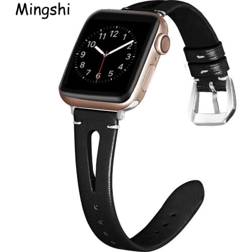 Women Watch PU Leather Band For Apple Watch 5 4 3 2 1 42mm 38mm 40MM 44MM Watchband Bracelet Strap for iWatch 6 SE Series