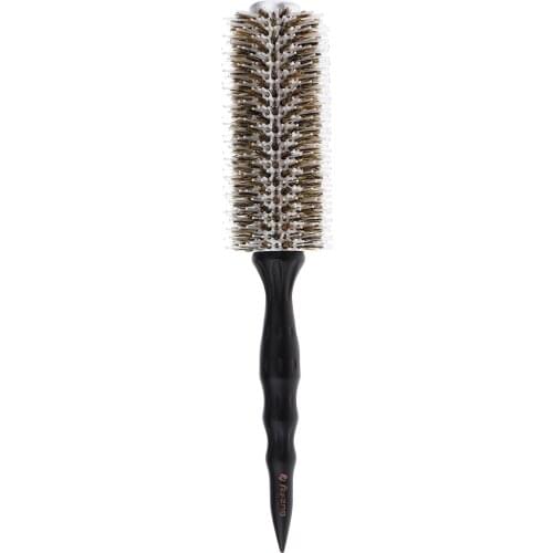 Salon Round Barrel Hair Brush with Bristle For Blow Drying, Curling & Straightening Hairbrush