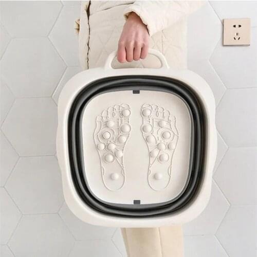Foldable Foot Soaking Bucket Plastic Footbath Telescopic Travel Portable Foot Washing Artifact Household Foot Bath