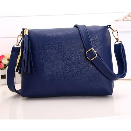 Women Bags Leather Crossbody Bag Female Shoulder Bag Tassel Luxury Designer Women Large Capacity Tote Bags Solid Color