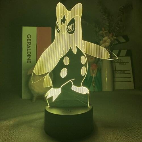 TAKARA TOMY Pokemon Prinplup 3D night light smart 7/16 color led bedside table lamp birthday gift Childrens interior decoration