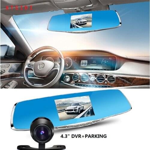 UNIVERSAL 4.3" REARVIEW MIRROR DVR PARKING CAMERA WITH 16G CARD FOR ALL OF THE CARS