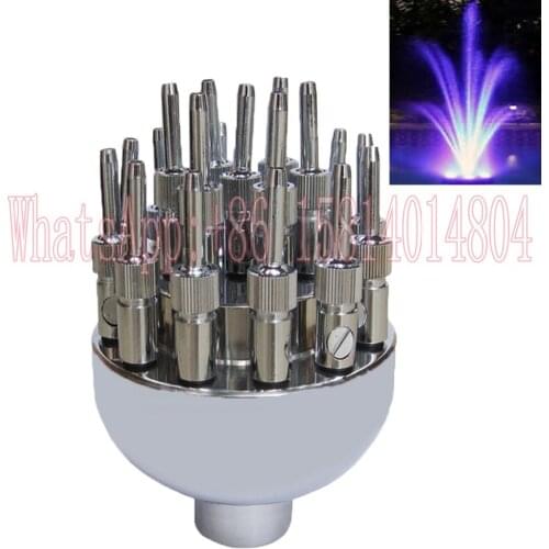 High quality 3 layer stainless steel Fountain nozzle,Fountain Sprayers,Pond Pump Nozzle,Garden landscape sprinkler
