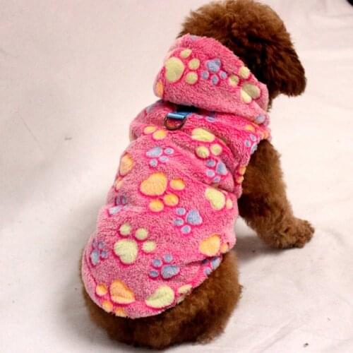Pet Clothing Winter Dog Clothes Cat Dog Vest Coat Pet Pajamas Outfit Poodle Bichon Pug Clothes Dog Hoodie Apparel