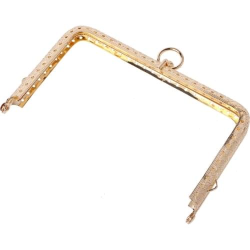 1Pc DIY Purse Handbag Handle Coins Bags Metal Kiss Clasp Lock Frame 13.8cm G5AE