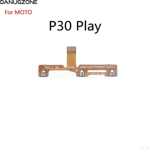 10PCS/Lot For Motorola MOTO One P30 Play XT1941-2 Power Button Switch Volume Button Mute On / Off Flex Cable