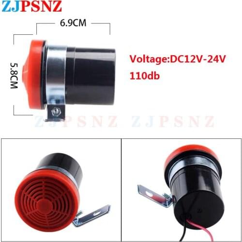 12-36V 110db Car Reversing Alarm Reverse Beeper Speaker Back Up Vehicle Siren Warn Warning Waterproof Horn Accessories
