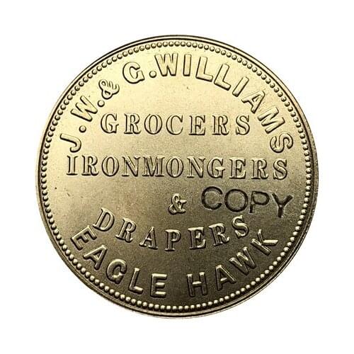 Australia 1857 1 Penny copy coin 34MM