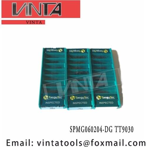 Free shipping high quality SPMG07T308-DG TT9030 cnc carbide turning inserts