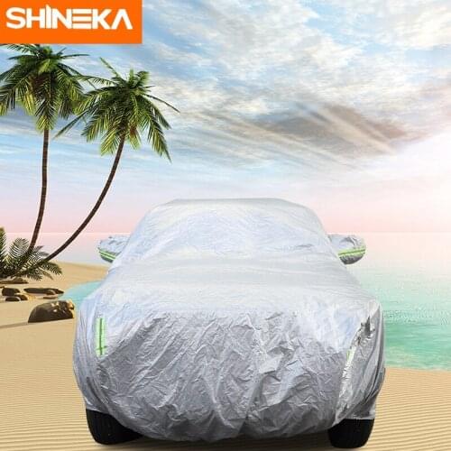 SHINEKA Full Car Covers Outdoor Waterproof Dust Snow Scratch Resistant Sun UV Shield Protection Cover For Toyota 4Runner 2014