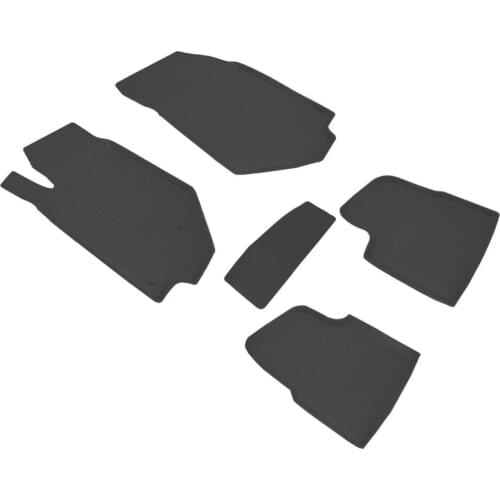 Peugeot 2008 REFREF 4D Pool Designed Rubber Car Floor Mat 2020 and Present Black