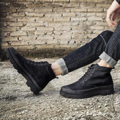 Breathable sports casuales Breathable shoes leisure spring coturno Light Casual causal sneaker casual work black for boots de