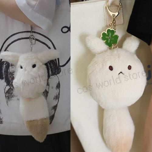 Game Genshin Impact Klee Cosplay Cute Plush Doll Toys Keychain Backpack School Bag Pendant Cartoon Keychain Kids Toy Xmas Gift