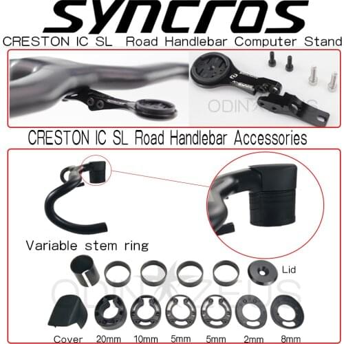 Customized SYNC Creston iC 1:1 Integrated cables handlebar Road bike stopwatch bracket garmin bracket Computer stand Accessorie