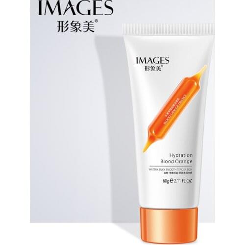 IMAGES 60g Blood orange facial cleanser deep cleansing moisturizing oil control makeup remover foam delicate facial cleanser