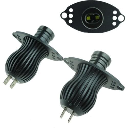 2pcs Halo Ring Bulbs LED White Angel Eyes Light No Error for BMW E90 E91 LCI 2009-2011