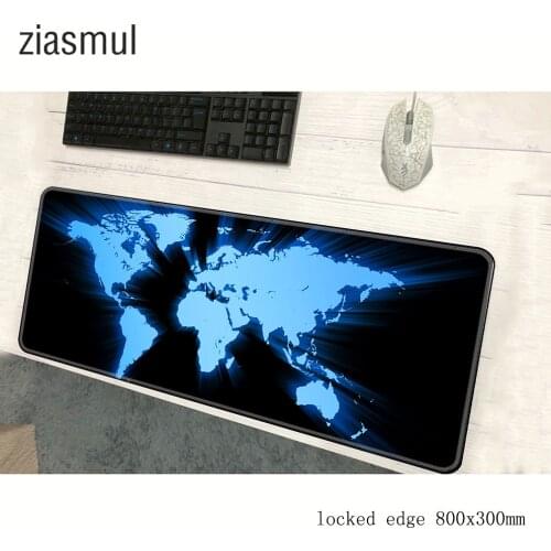 World map padmouse 800x300x2mm pad to mouse notbook computer stars mousepad sky gaming mouse pad gamer to laptop mouse mats