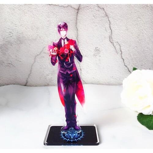 Kuroshitsuji Black Sebastian Butler Michaelis Ciel Acrylic Stand Figure Desktop Decoration Collection Model Toy Cosplay Doll