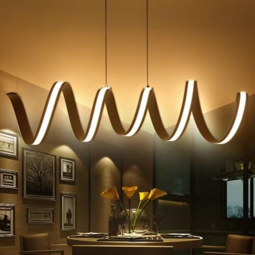 L600 / 900 / 1200mm Modern Aluminum Alloy LED Pendant Lights & Lights Bar / Pub Led Down Light Pendant Lights AC110-240V