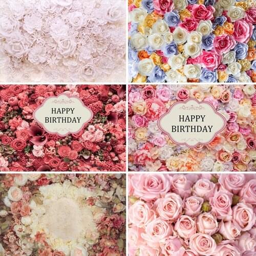 Laeacco Gray Rose Flowers Wedding Birthday Ceremony Party Love Portrait Photography Background Photo Backdrop For Photo Studio