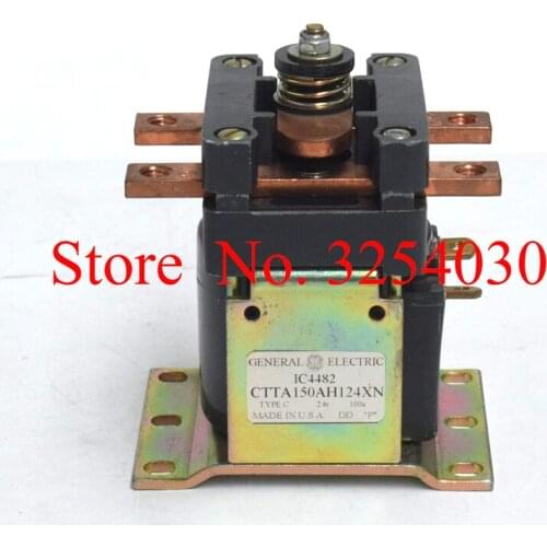 Original Delicate Imported US GE150 24V 100A DC Power Contactor IC4482CTTA150AH124XN for EV100 DC Contactor