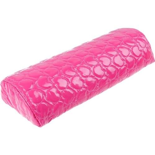 NEW Nail Pillow Hand Cushion Holder Soft PU Leather Sponge Arm Rest Love Heart Design Manicure Art Beauty Nail Mat Pad