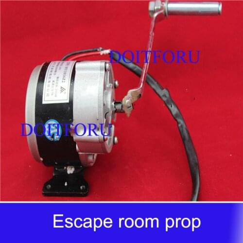 Hand generator bicycle generator diy 250 w 350 w reality chamber Room escape