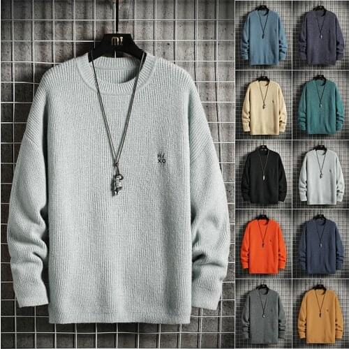 Winter Spring New Brand Sweater Men High Quality Classic Pullover Men Clothes Soft Warm Pull 2021 Knitted Jumpers