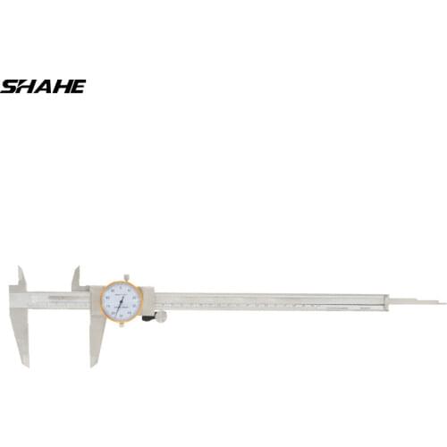 SHAHE 0-300mm 0.02 mm Shockproof Stainless Steel Dial Caliper Vernier Caliper Micrometer Gauge Dial Gauge Vernier Caliper