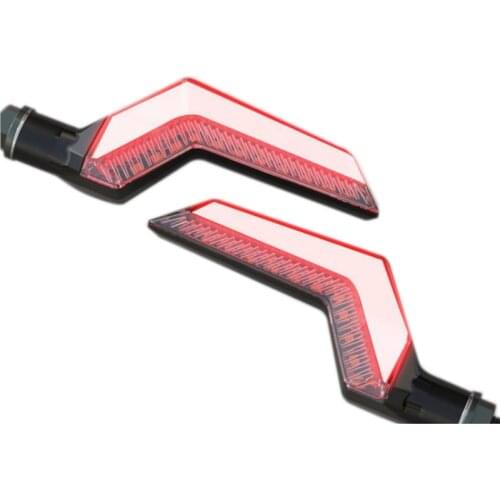 2PCS Universal Motorcycle Turn Signals LED Light Indicator Warning Light for Suzuki Honda CB190 Yamaha Kawasaki