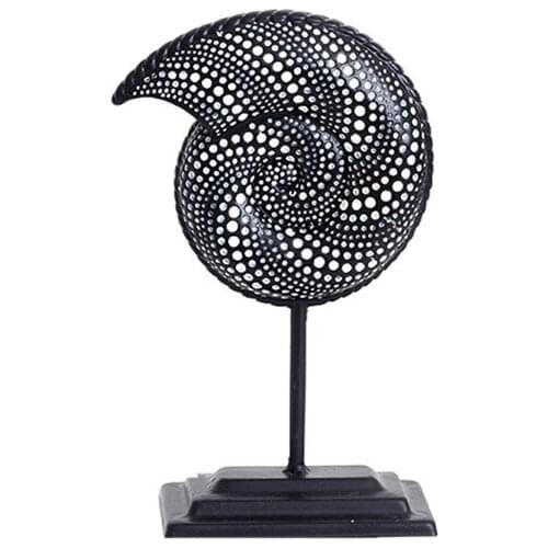 MODERN SIMPLE ABSTRACT ARTS SEA SNAIL FIGURINES WAVE POINT CONCH STATUE CREATIVE RESIN ART&CRAFT HOME DECORATION R3138