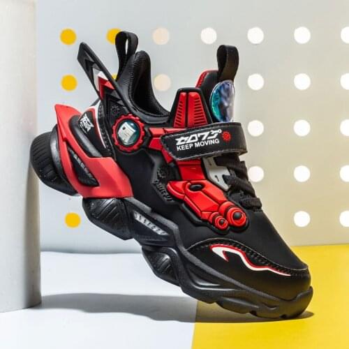 MWY Cartoon Boys Sports Shoes Girl Outdoor Sneakers Running High Quality Children Unisex Soft Bottom Leather Waterproof Flats