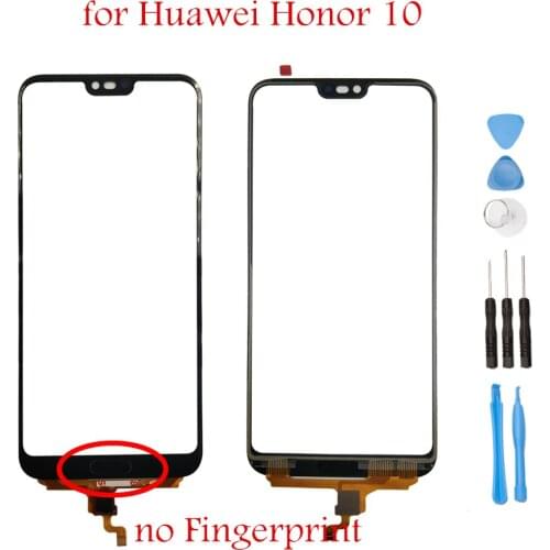 5.84" for Huawei Honor 10 Touch Screen Glass Panel for Huawei Honor 10 Global Touchscreen Panel Front Outer Repair Spare Parts
