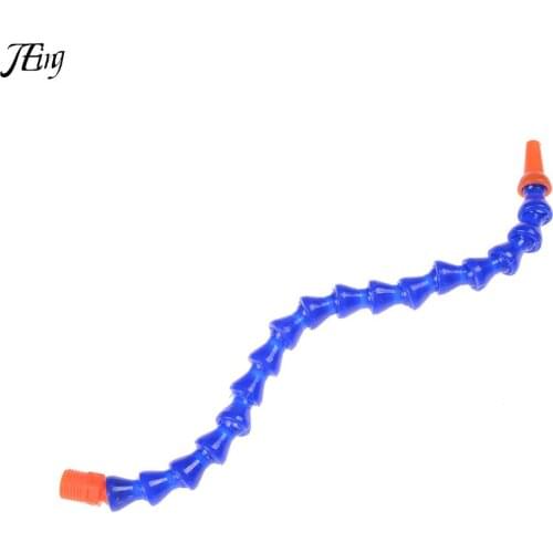 1pcs Universal Lathe Plastic Flexible Adjustable Water Oil Coolant Pipe Hose 1/4 Spark Plug Tube Condenser 300mmRound Nozzle