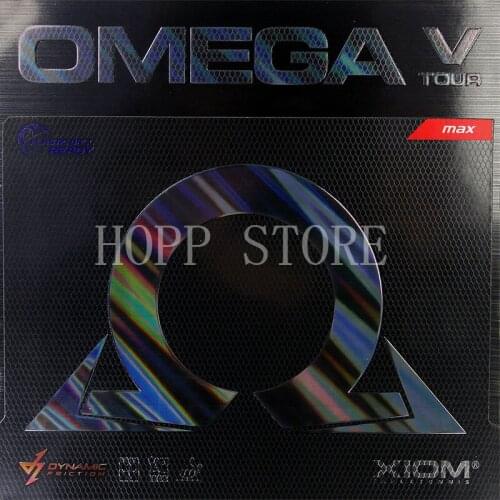 XIOM OMEGA V Tour Table Tennis Rubber quick attack loop pimples in with sponge ping pong tenis de mesa