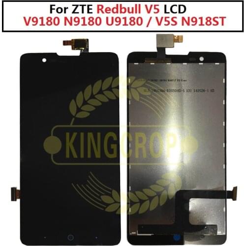 For ZTE Redbull V5 LCD Display Touch Screen Digitizer Glass Assembly For ZTE Redbull V5 V9180 N9180 U9180 / V5S N918ST