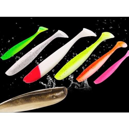 10pcs/lot 3D-eyes Soft Lures Silicone Bait 55mm/65mm/70mm Goods For Fishing Sea Fishing Pva Swimbait Wobblers Artificial Tackle
