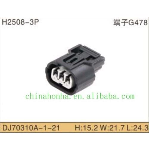200 pcs free shipping 6189-0887 6918-1833 Intermediate card slot 3 pin HX 040 Female Connector
