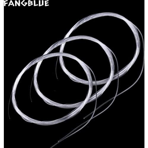 4Pcs 9FT/2.74M Tapered Fly Fishing Line 0X/1X/2X/3X/4X/5X/6X Nylon Tapered Leader Line Fishing Accessories For Trout Pesca