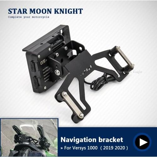 Motorcycle Accessories GPS navigation bracket Supporter Holder for Kawasaki Versys 1000 Versys1000 2019 2020