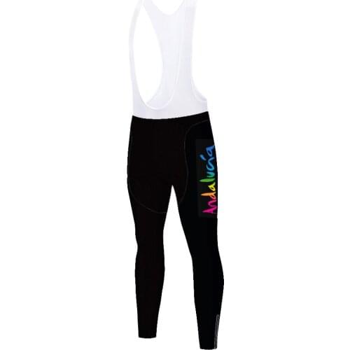 Andalucia Summer Spirng Men Culote Gel Licra 여름바지 Fahrradhose Culotte Largo Ciclismo Hombre Radhose Herren Lang Pantalon Homme