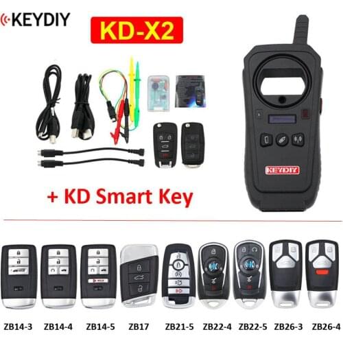 KEYDIY KD-X2 Car Key Programmer Remote Key Generater 96bit 48 Transponder Chip Copier with KD Data Collector / KD Smart Key